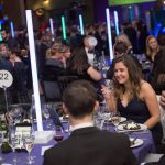 Guests sitting around round tables at the ESA excellence Awards 2017