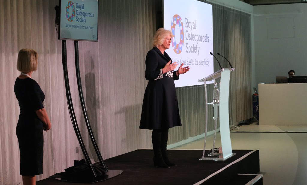 HRH speaking - Credit: Royal Osteoporosis Society 