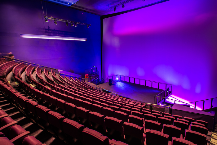 View of the empty IMAX theatre