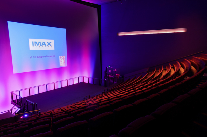 View of the empty IMAX theatre