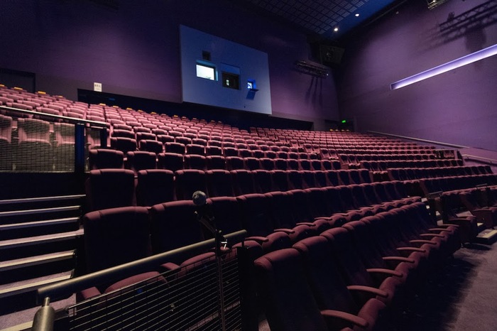 View of the empty IMAX theatre