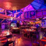 Evening event set-up in the Flight gallery